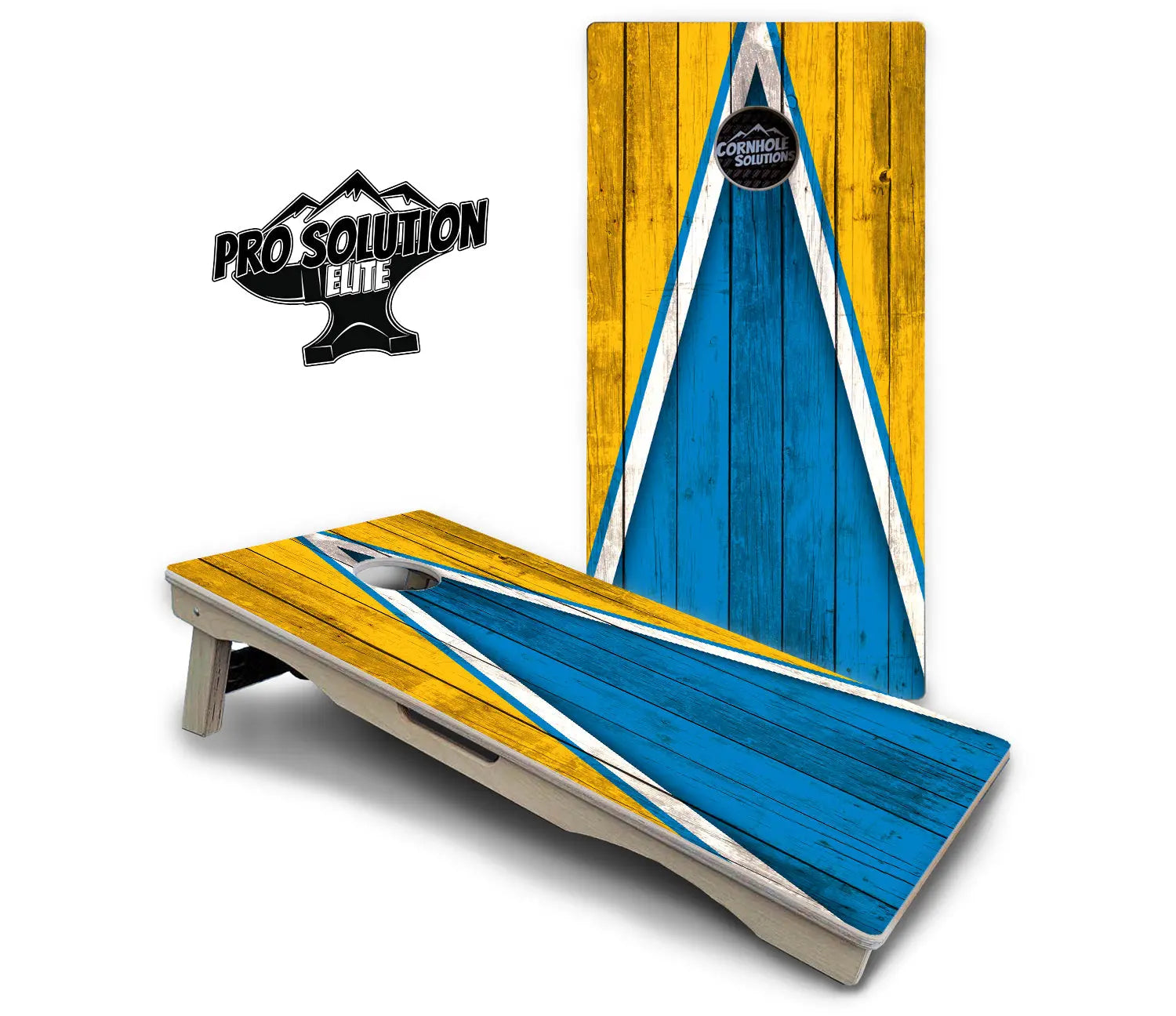 Team Color Triangle Cornhole Boards - Pro Solution Elite Series by Cornhole Solutions, Southern food gift detail photo 6