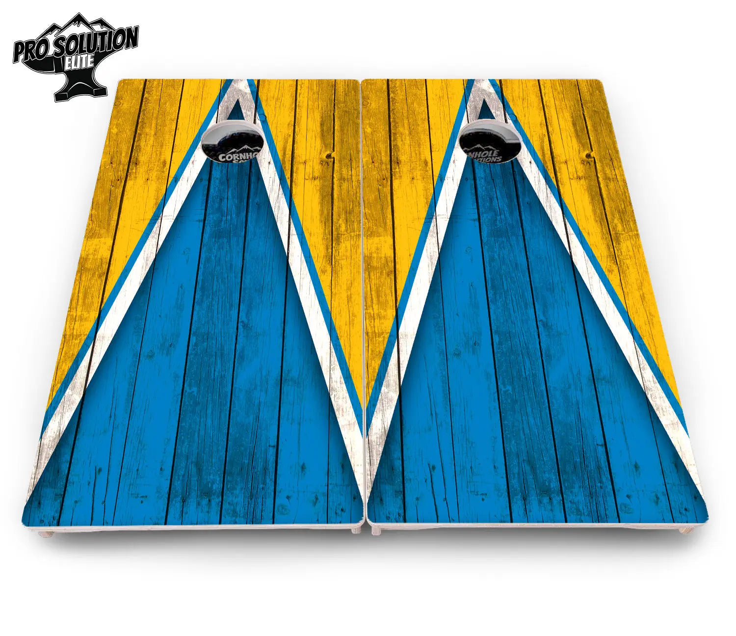 Team Color Triangle Cornhole Boards - Pro Solution Elite Series by Cornhole Solutions, Southern food gift detail photo 7