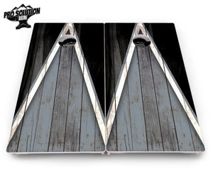 Team Color Triangle Cornhole Boards - Pro Solution Elite Series by Cornhole Solutions, Southern food gift detail photo 15
