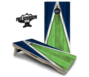Team Color Triangle Cornhole Boards - Pro Solution Elite Series by Cornhole Solutions, Southern food gift detail photo 18
