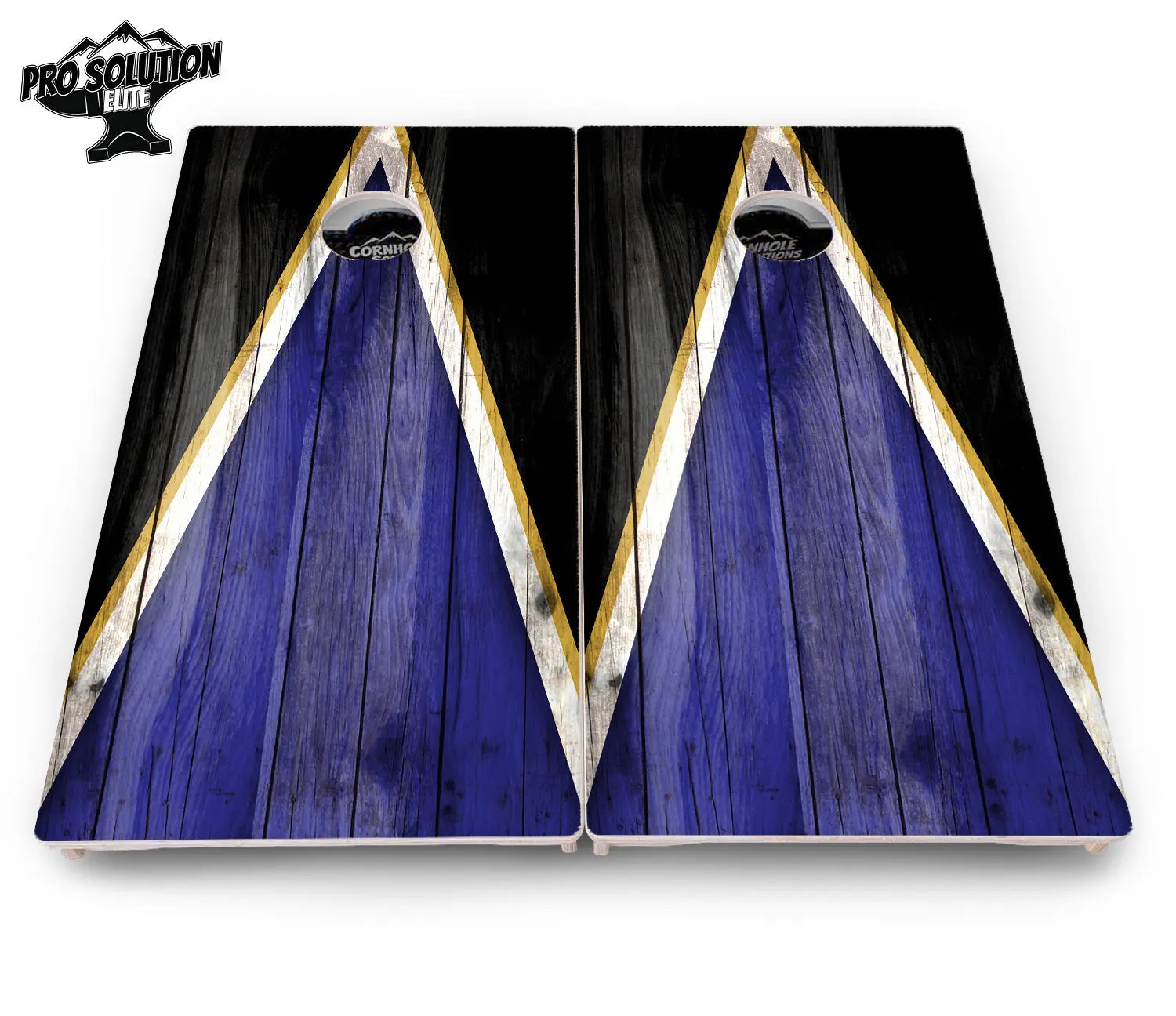 Team Color Triangle Cornhole Boards - Pro Solution Elite Series by Cornhole Solutions, Southern food gift detail photo 26