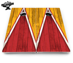 Team Color Triangle Cornhole Boards - Pro Solution Elite Series by Cornhole Solutions, Southern food gift detail photo 30