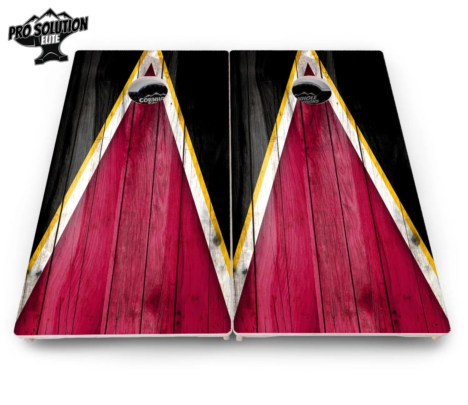 Team Color Triangle Cornhole Boards - Pro Solution Elite Series by Cornhole Solutions, Southern food gift detail photo 32