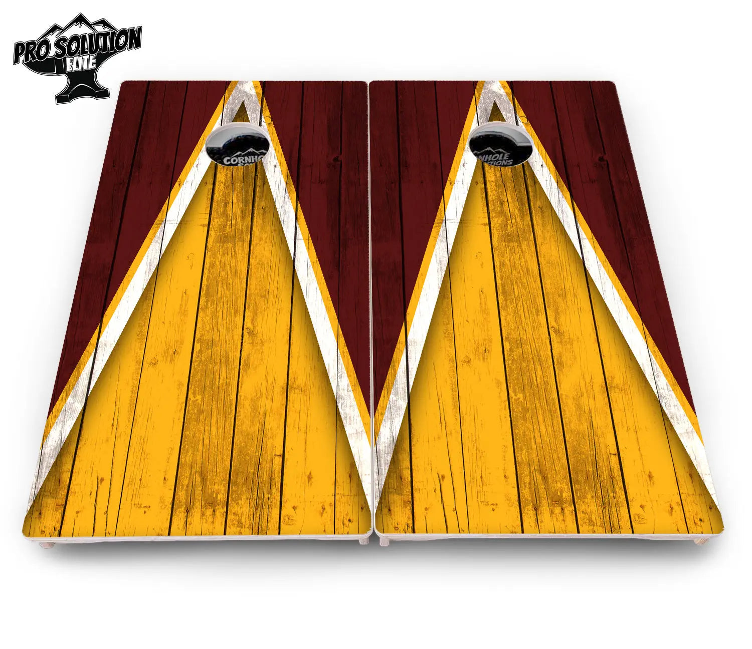 Team Color Triangle Cornhole Boards - Pro Solution Elite Series by Cornhole Solutions, Southern food gift detail photo 34