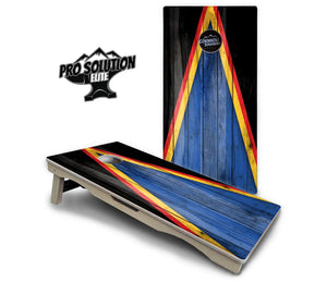 Team Color Triangle Cornhole Boards - Pro Solution Elite Series by Cornhole Solutions, Southern food gift detail photo 39