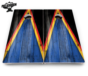 Team Color Triangle Cornhole Boards - Pro Solution Elite Series by Cornhole Solutions, Southern food gift detail photo 40