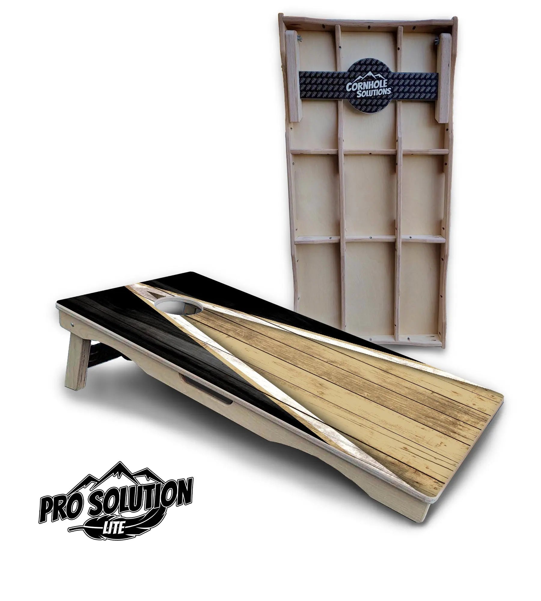 Team Color Triangle Cornhole Boards - Pro Solution Lite Series by Cornhole Solutions, Southern food gift detail photo 3