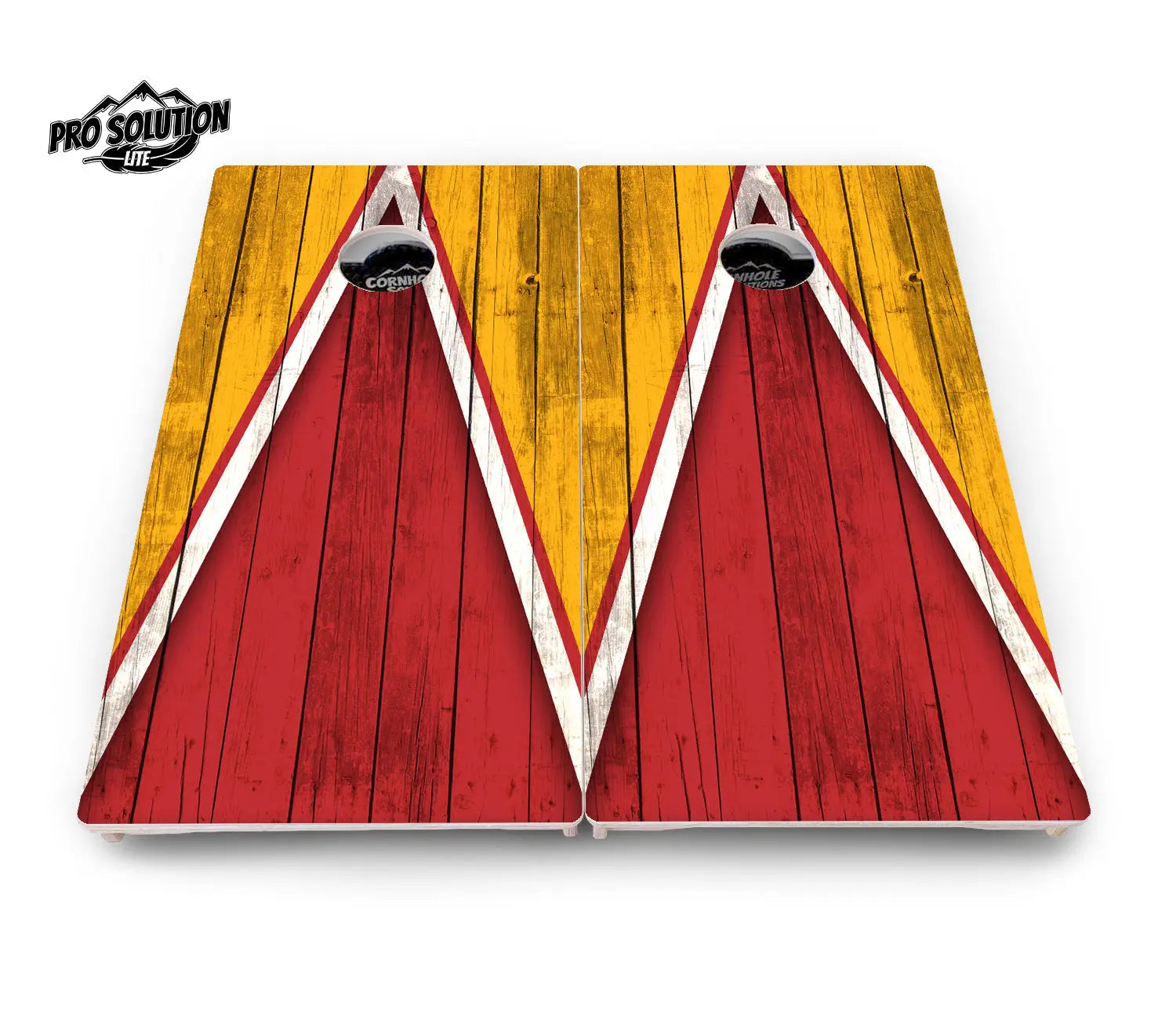 Team Color Triangle Cornhole Boards - Pro Solution Lite Series by Cornhole Solutions, Southern food gift detail photo 31