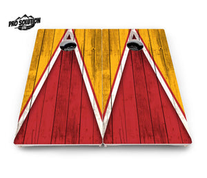 Team Color Triangle Cornhole Boards - Pro Solution Lite Series by Cornhole Solutions, Southern food gift detail photo 31