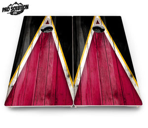 Team Color Triangle Cornhole Boards - Pro Solution Lite Series by Cornhole Solutions, Southern food gift detail photo 33