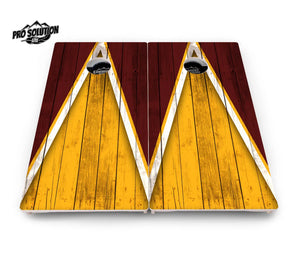 Team Color Triangle Cornhole Boards - Pro Solution Lite Series by Cornhole Solutions, Southern food gift detail photo 37