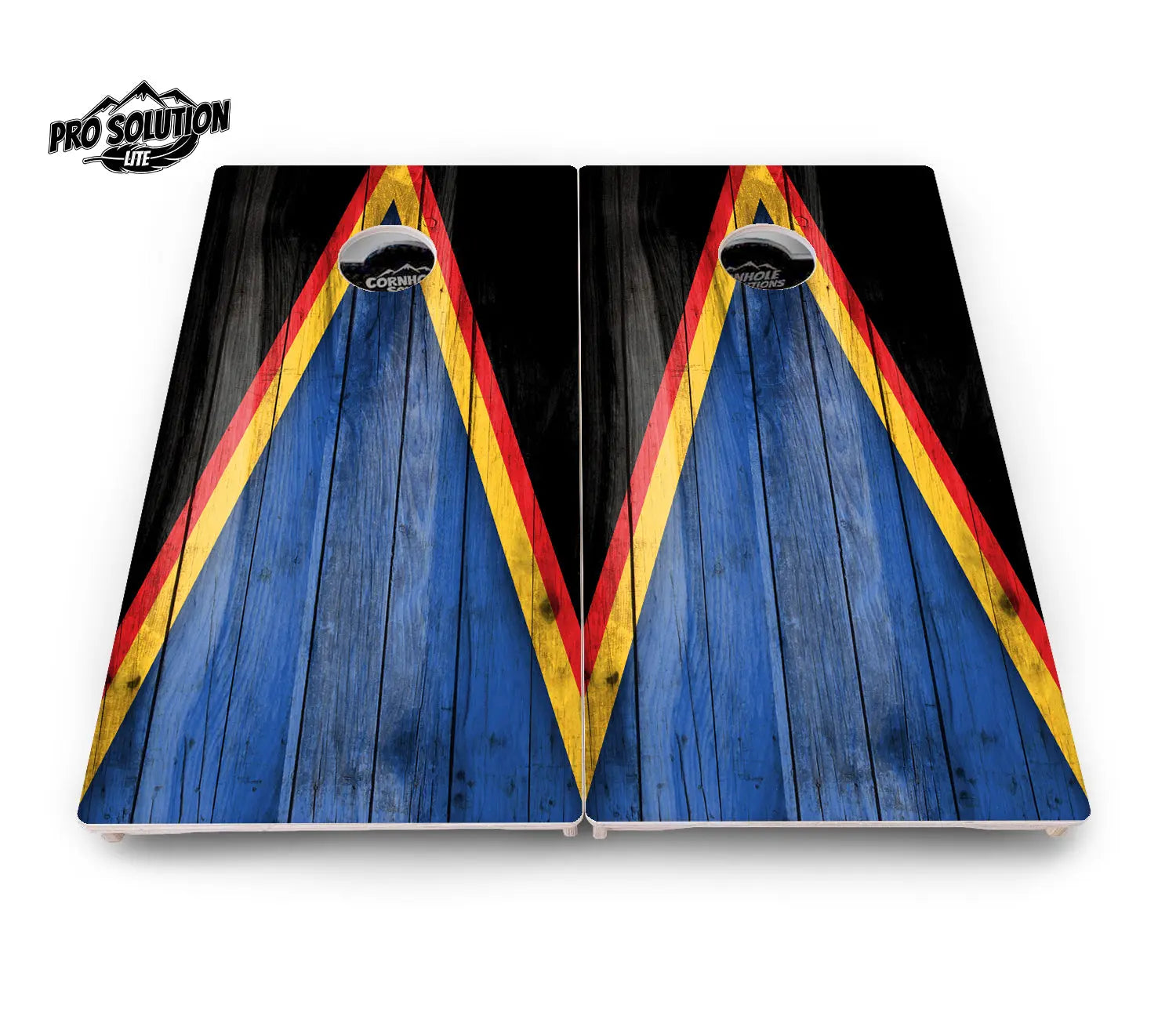 Team Color Triangle Cornhole Boards - Pro Solution Lite Series by Cornhole Solutions, Southern food gift detail photo 39