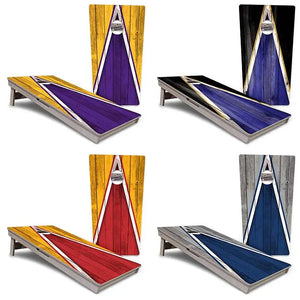 Team Color Triangle Cornhole Boards - Professional Tournament Series by Cornhole Solutions, Southern food gift detail photo 5
