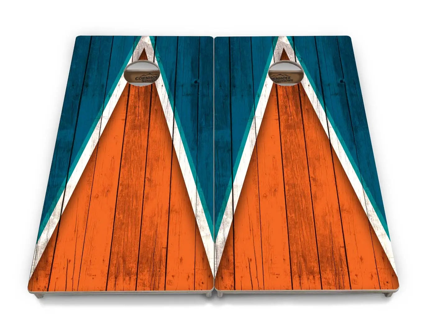 Team Color Triangle Cornhole Boards - Professional Tournament Series by Cornhole Solutions, Southern food gift detail photo 15