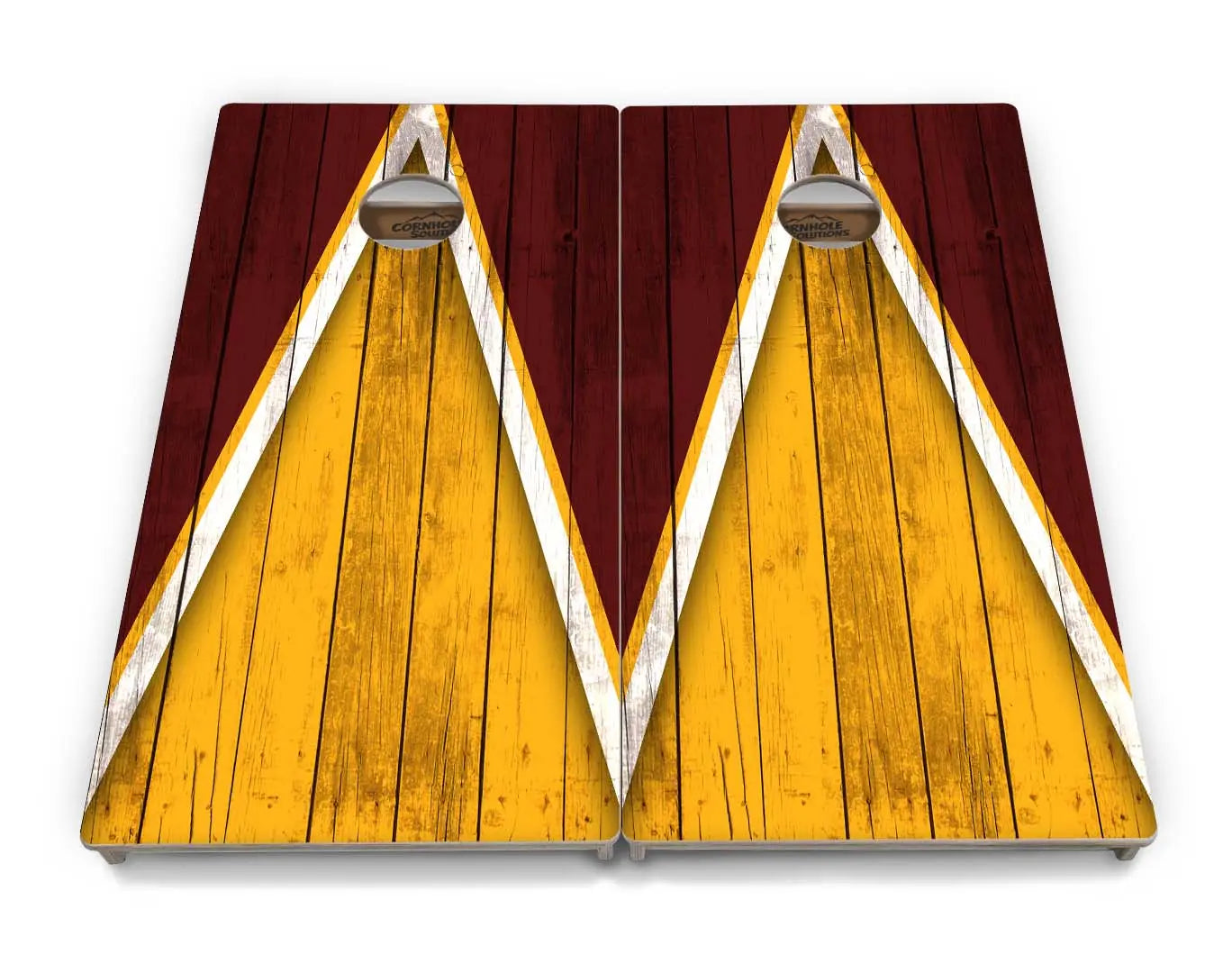 Team Color Triangle Cornhole Boards - Professional Tournament Series by Cornhole Solutions, Southern food gift detail photo 21
