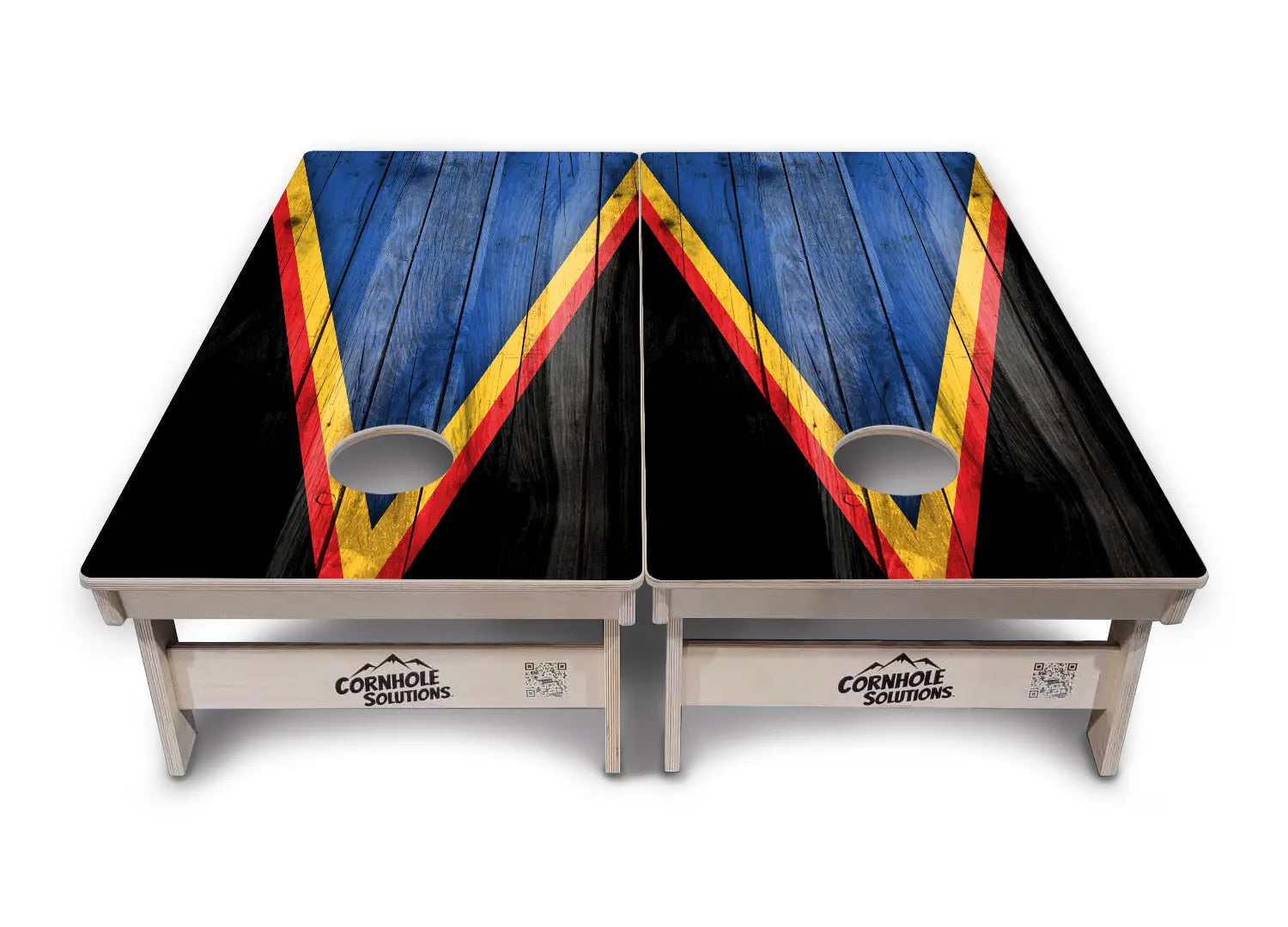 Team Color Triangle Cornhole Boards - Professional Tournament Series by Cornhole Solutions, Southern food gift detail photo 32