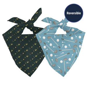 Tee Time Dog Bandana by Dog Bandana Co., Southern lifestyle apparel detail photo 2