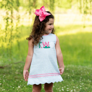 Teeing Up To Two Birthday Golf Dress by Seven Lantern Lane, Southern lifestyle apparel detail photo 6
