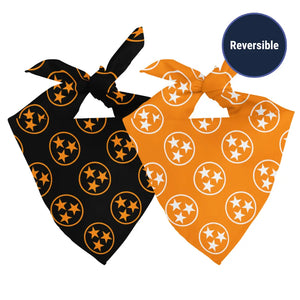 Tennessee Tri-Star Dog Bandana by Dog Bandana Co., pet accessory detail photo 2
