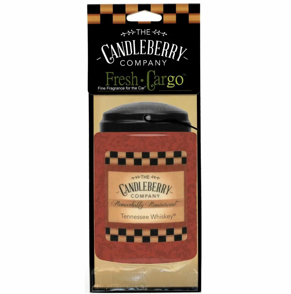 Tennessee Whiskey®- "Fresh Cargo"®, Scent for the Car (2-PACK) (Collective) by The Candleberry® Candle Company, scented candle main product photo