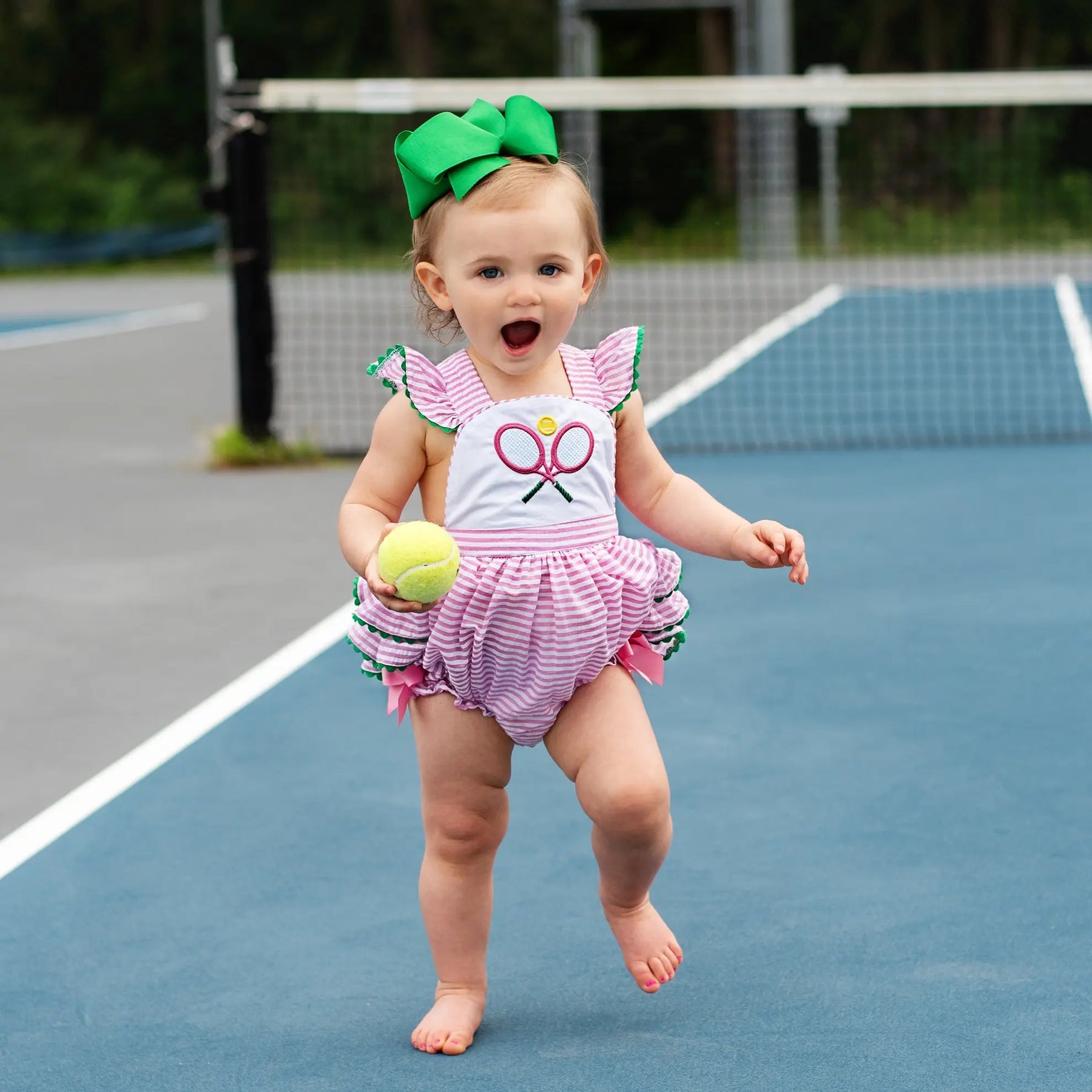 Tennis Bubble by Seven Lantern Lane, children's boutique clothing detail photo 4