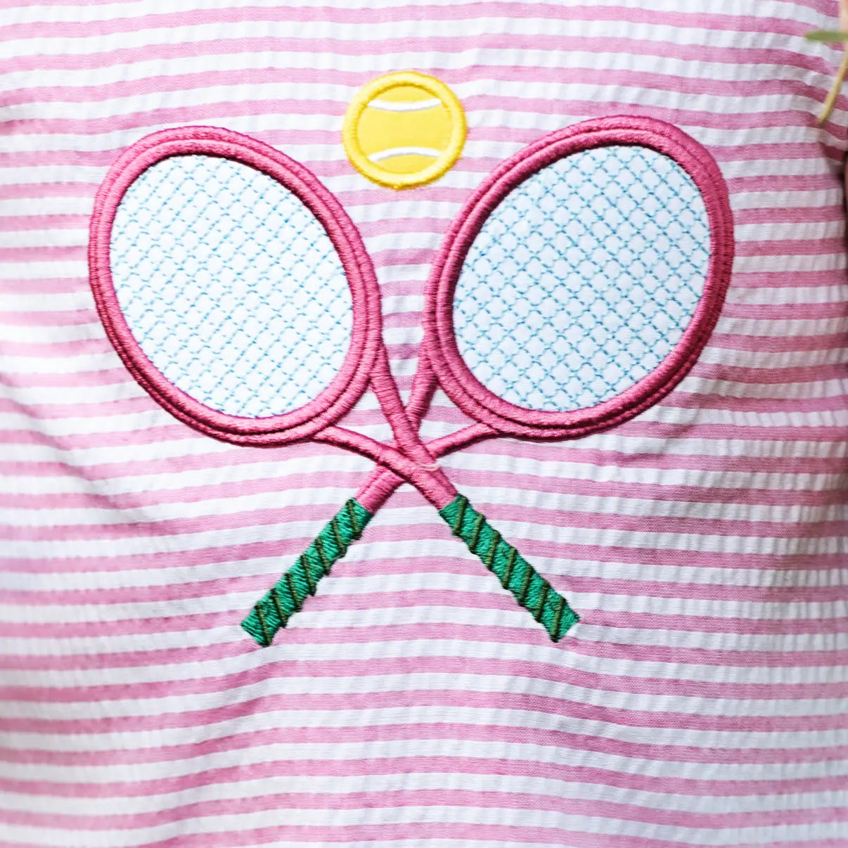 Tennis Dress by Seven Lantern Lane, Southern lifestyle apparel detail photo 2