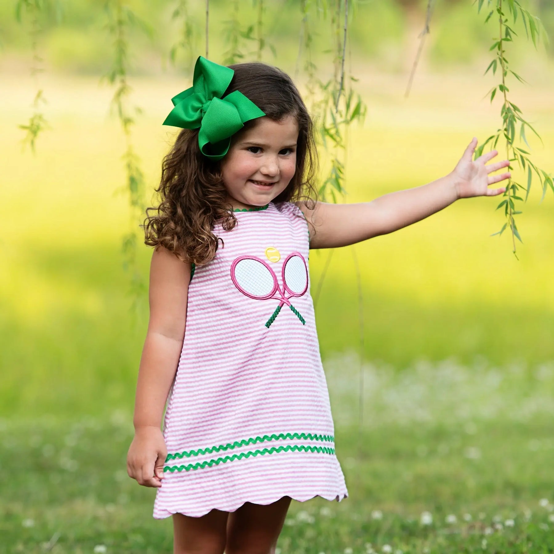 Tennis Dress by Seven Lantern Lane, Southern lifestyle apparel detail photo 8