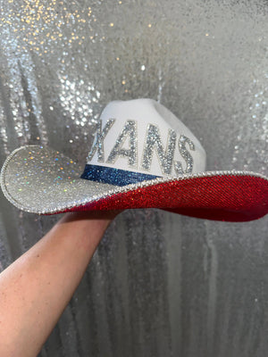 Texans Hat by Rhinestone Cowgirl, Southern lifestyle apparel detail photo 2