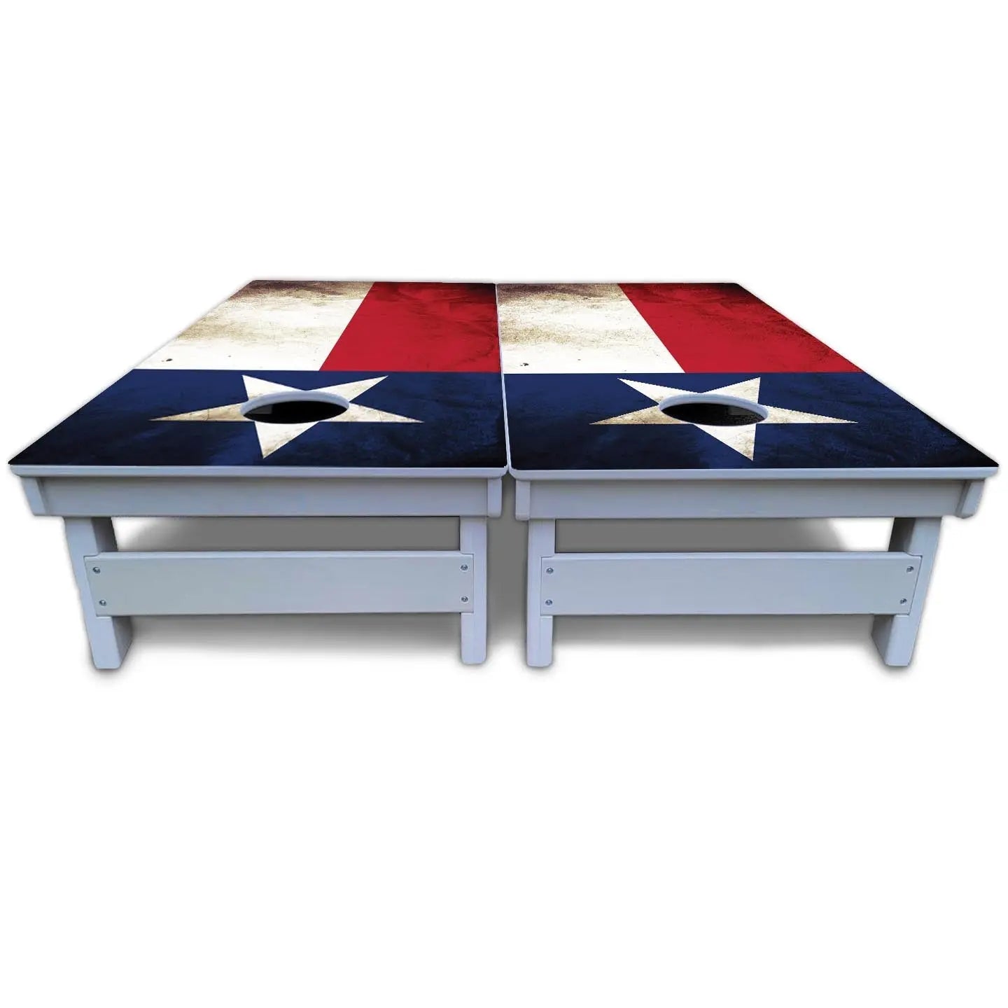 Texas Flag Cornhole Boards - All Weather Series by Cornhole Solutions, custom cornhole board detail photo 5