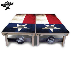 Texas Flag Cornhole Boards - Pro Solution Elite Series by Cornhole Solutions, custom cornhole board detail photo 3