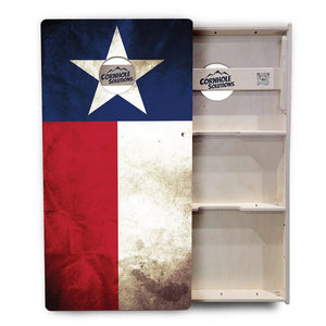 Texas Flag Cornhole Boards - Professional Tournament Series by Cornhole Solutions, custom cornhole board detail photo 3