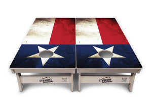 Texas Flag Cornhole Boards - Professional Tournament Series by Cornhole Solutions, custom cornhole board detail photo 5