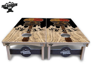 Texas Guitar Cornhole Boards - Pro Solution Elite Series by Cornhole Solutions, custom cornhole board detail photo 3
