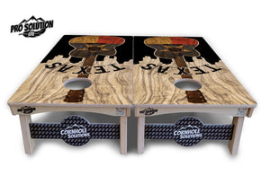 Texas Guitar Cornhole Boards - Pro Solution Lite Series by Cornhole Solutions, custom cornhole board detail photo 2