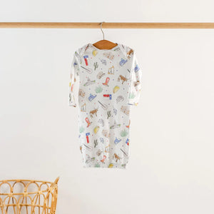 Texas Kids Organic Cotton Kids Pajamas by Nola Tawk, Southern food gift detail photo 3