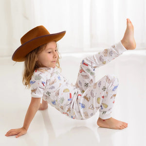 Texas Kids Organic Cotton Kids Pajamas by Nola Tawk, Southern food gift detail photo 5