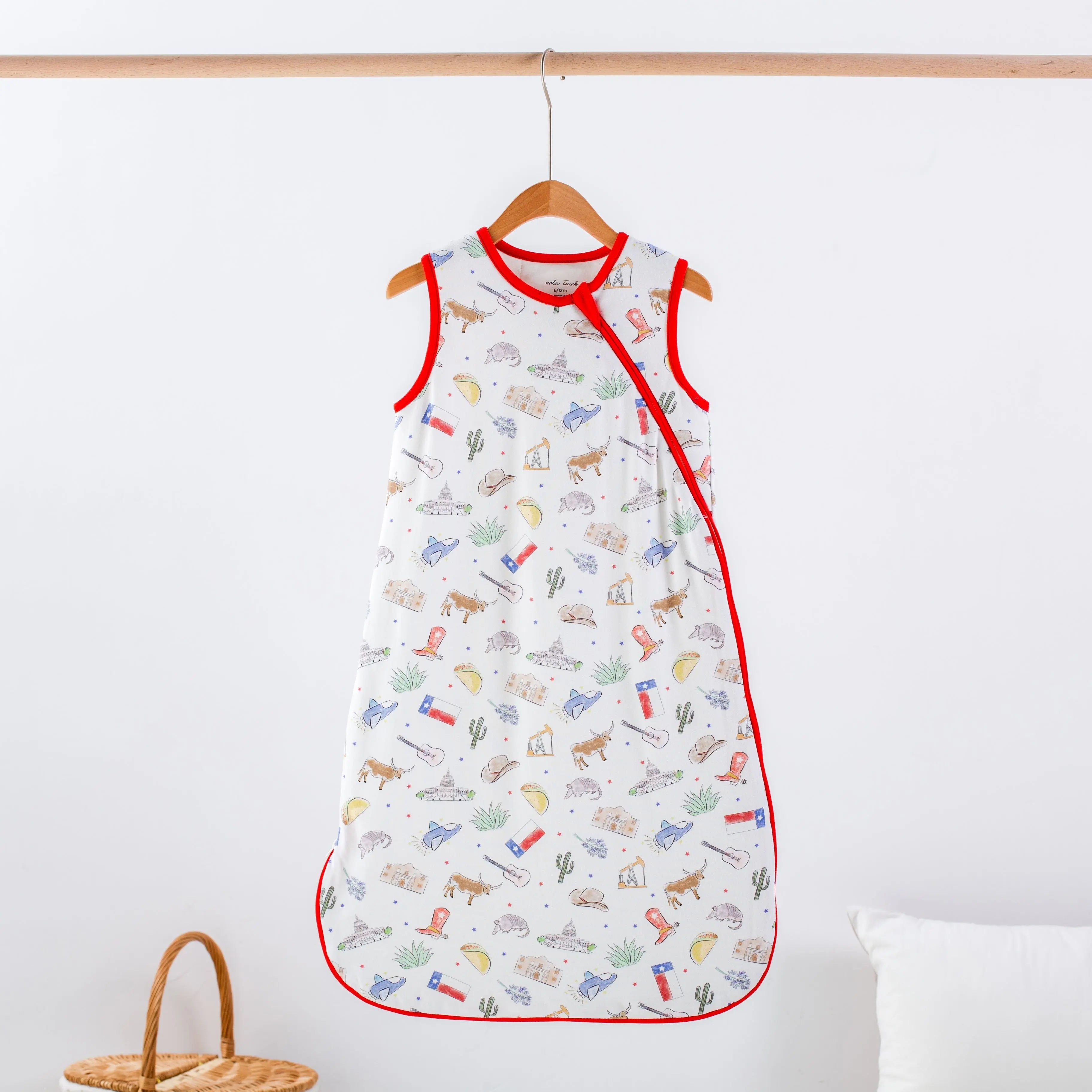 Texas Kids Sleep Sack for Babies by Nola Tawk, children's boutique clothing main product photo