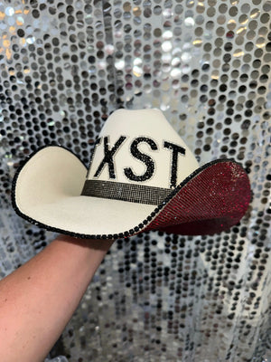 Texas State University Hat by Rhinestone Cowgirl, Southern lifestyle apparel detail photo 4