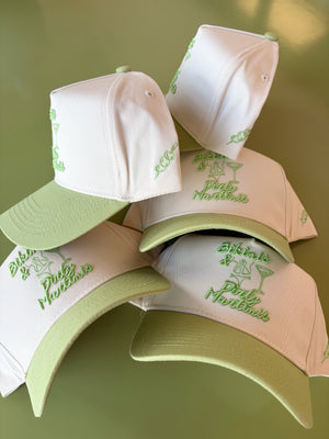 Bikinis & Dirty Martinis - Trucker Hat detail view by KenzKustomz