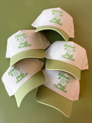 Bikinis & Dirty Martinis - Trucker Hat detail view by KenzKustomz
