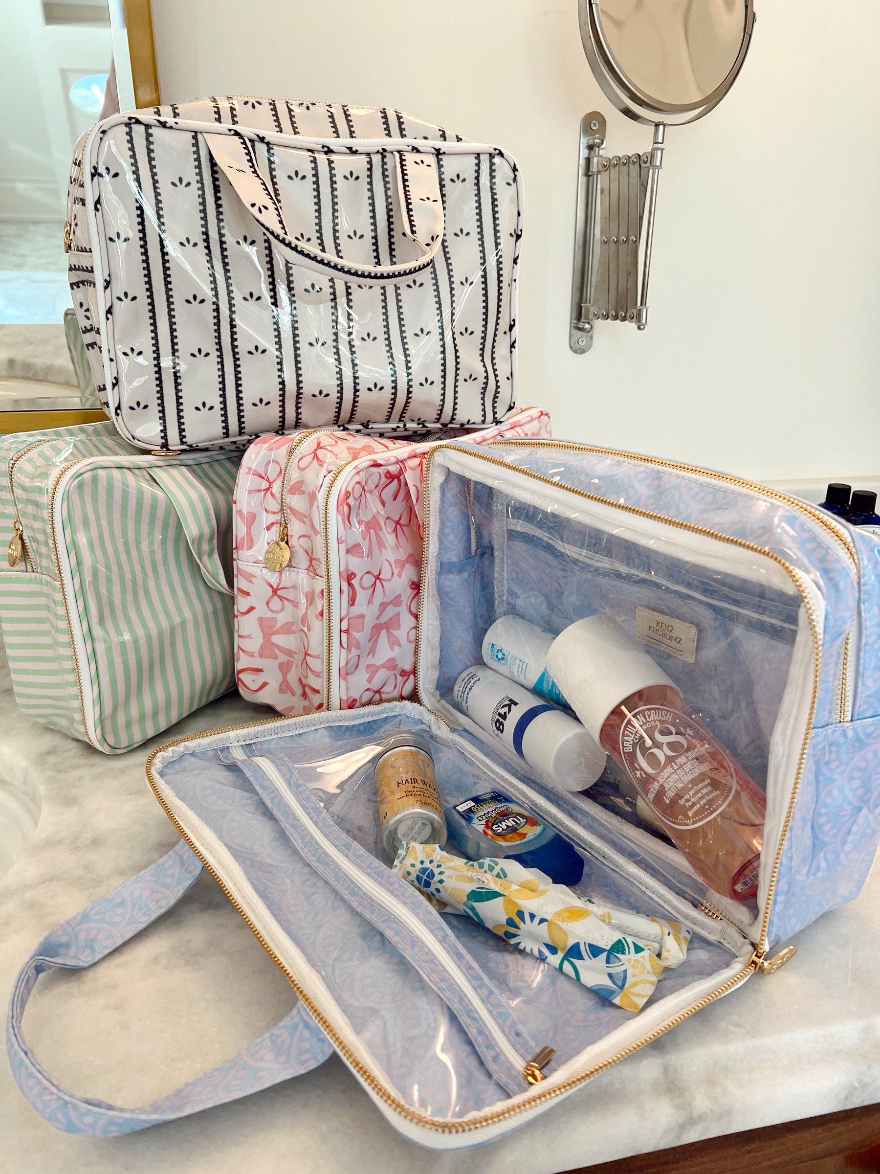 Clear Coat Toiletry Case by KenzKustomz, natural skincare detail photo 43
