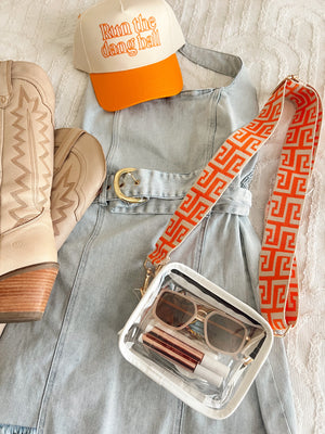 Clear Gameday + Concert Purse | Customizable detail view by KenzKustomz
