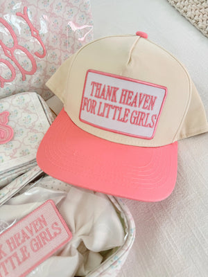 Thank Heaven - Vintage Trucker Hat by KenzKustomz, Southern lifestyle apparel detail photo 4