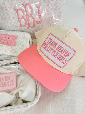 Thank Heaven - Vintage Trucker Hat by KenzKustomz, Southern lifestyle apparel detail photo 5