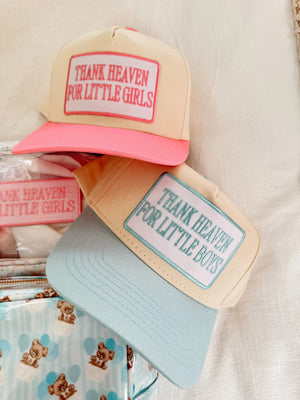 Thank Heaven - Vintage Trucker Hat by KenzKustomz, Southern lifestyle apparel detail photo 9
