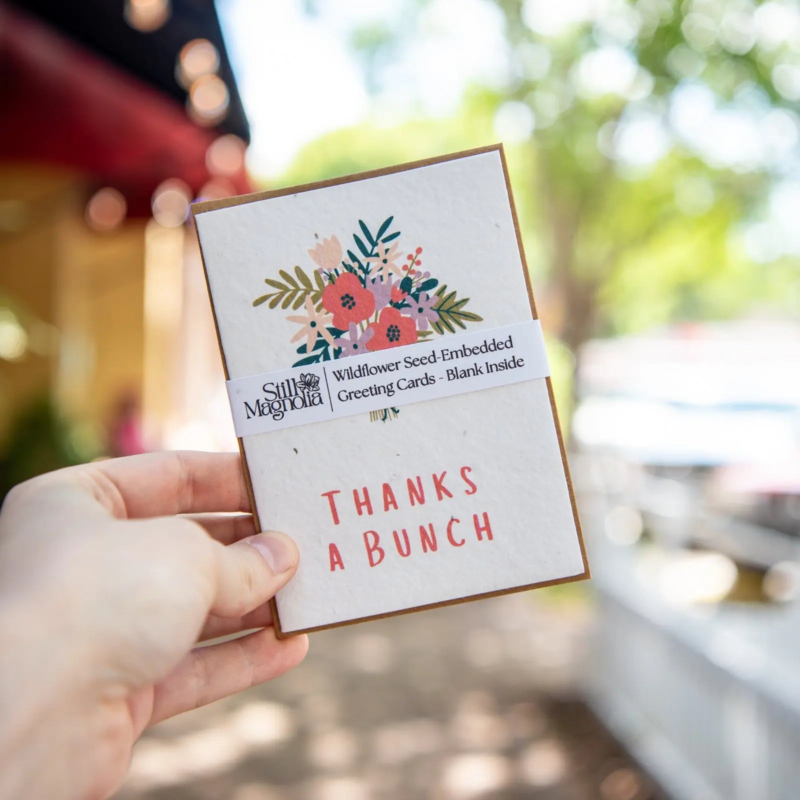 Thanks a Bunch - Plantable Seed Card by Still Magnolia, paper gift main product photo