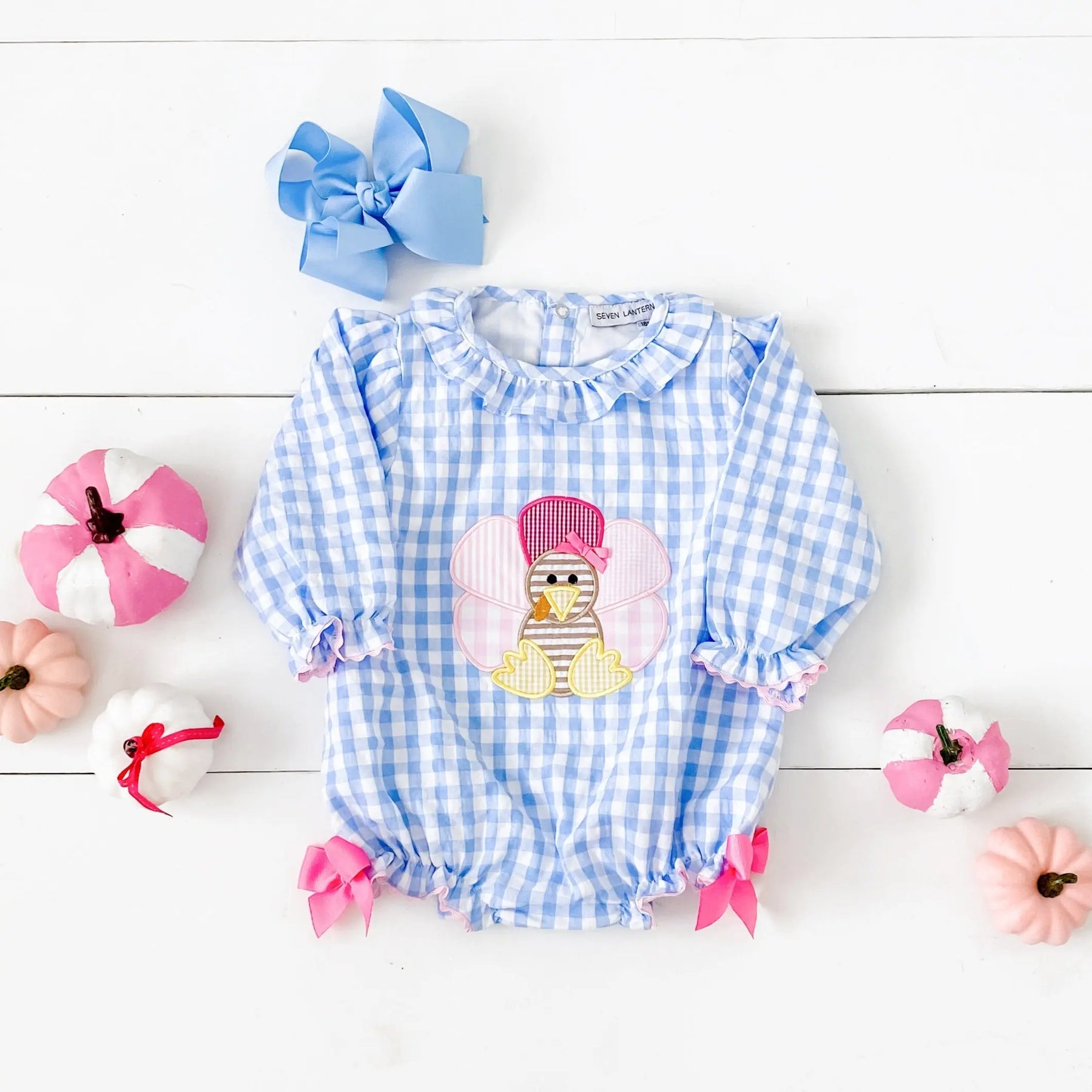 Thanksgiving Turkey Bubble by Seven Lantern Lane, children's boutique clothing main product photo