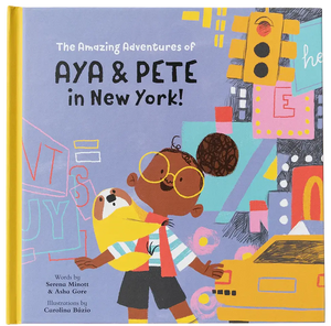 The Amazing Adventures of Aya & Pete in New York! (Hardcover) by Nola Tawk, original artwork main product photo