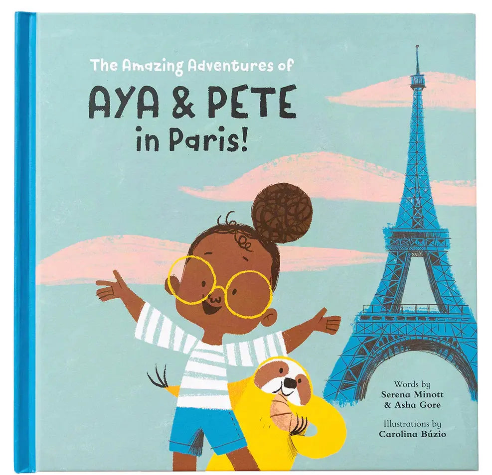 The Amazing Adventures of Aya & Pete in Paris! (Hardcover) by Nola Tawk, original artwork main product photo
