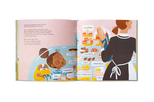 The Amazing Adventures of Aya & Pete in Paris! (Hardcover) by Nola Tawk, original artwork detail photo 3
